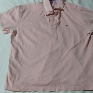 Tommy Hilfiger Men's Pink Polo Shirt